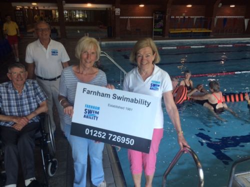Farnhamswimability at Farnham Sports Centre
